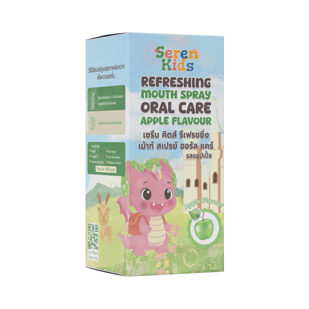 Seren Kids สเปรย์ฟลูออไรด์+โพรพอลิส ดูแลฟันและช่องปาก รสแอปเปิ้ล Product