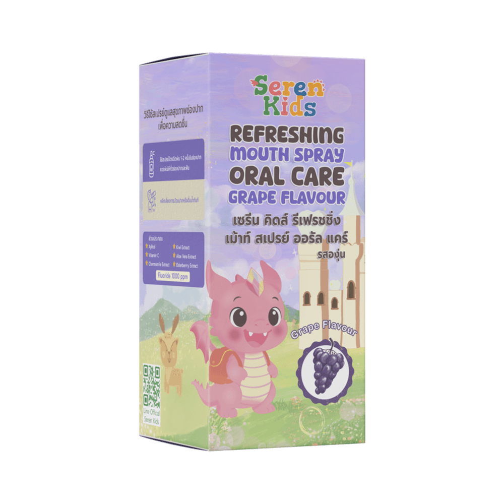 Seren Kids สเปรย์ฟลูออไรด์+โพรพอลิส ดูแลฟันและช่องปาก รสองุ่น Product